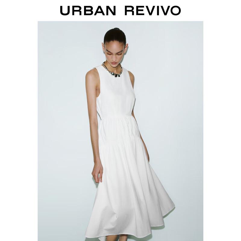 UR Women s French Style Backless Tie-Up Sleeveless A-Line Dress XL