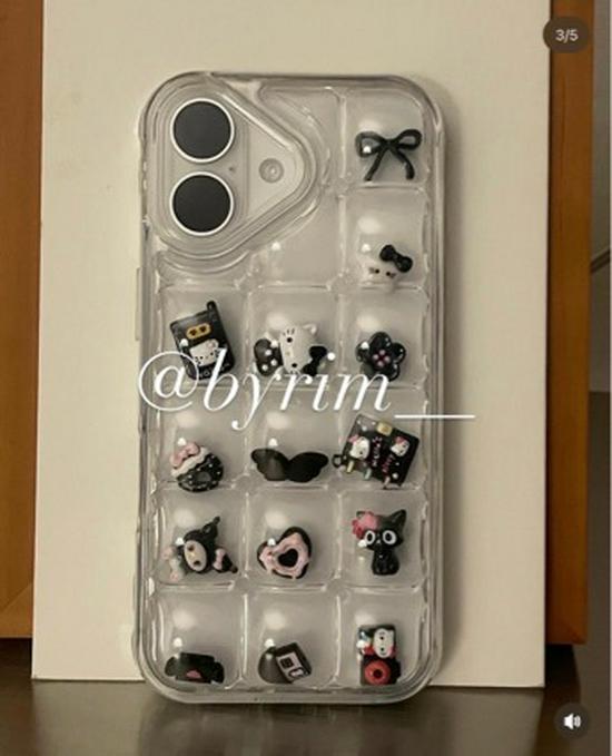 Japanese Style 3D Transparent Ice Cube DIY Phone Case for Apple 17