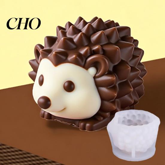 Silicone Baking Mold Mousse Cake 3D Hedgehog for Jelly Easy Demould Tray Chocolate Pudding Non-Stick Oven Freeze Pan Dessert Non-stick