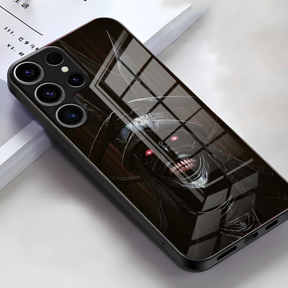 Anime S-Solos L-Levelings Hülle Für Samsung S25 Edge Ultra S23 S22 S21 S20 Ultra Plus S24 Fe A54 A53 A25 Glas Hülle