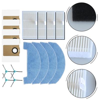 Convenient Dust Bags Dust Bag Set Filter Mop Cloth Robot Vacuum Kit