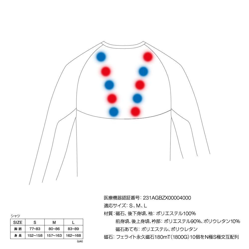 Colantotte RESNO Switching Long Gray and AJEJA69L Women's Shirt, Sleeve, Pink,