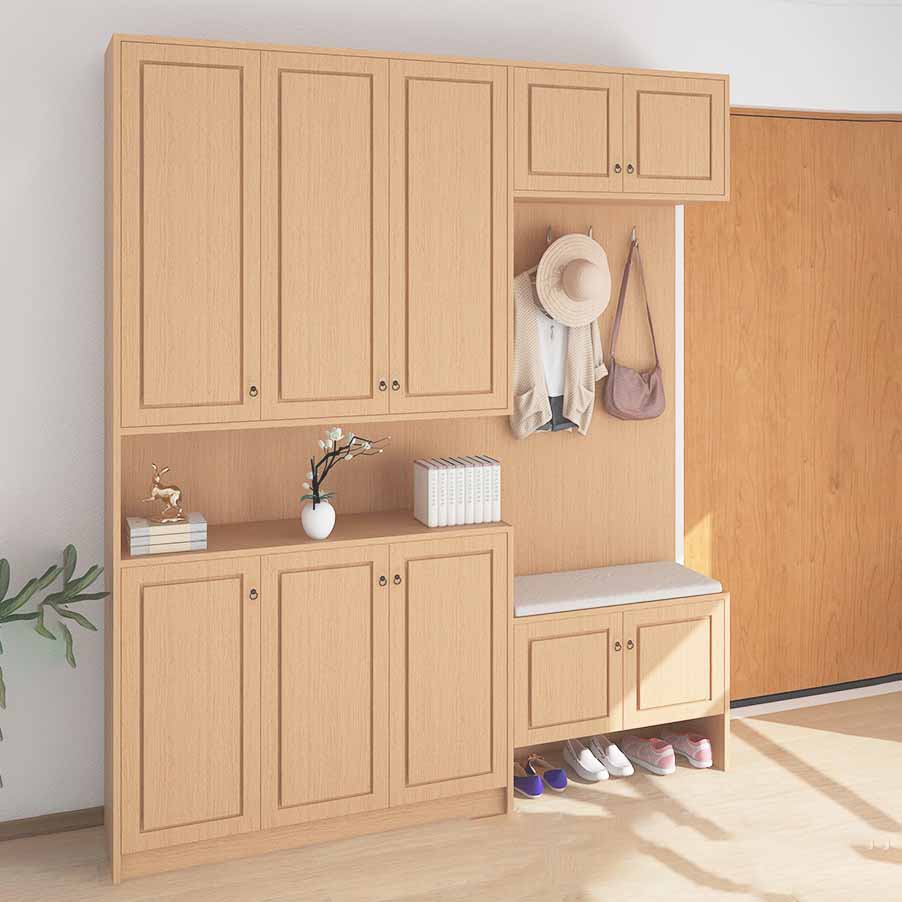 Wood Grain Self-Adhesive Film Waterproof Vinyl Wrap Furniture Renovation Home Decor Cabinets Wardrobes Tables Makeovers