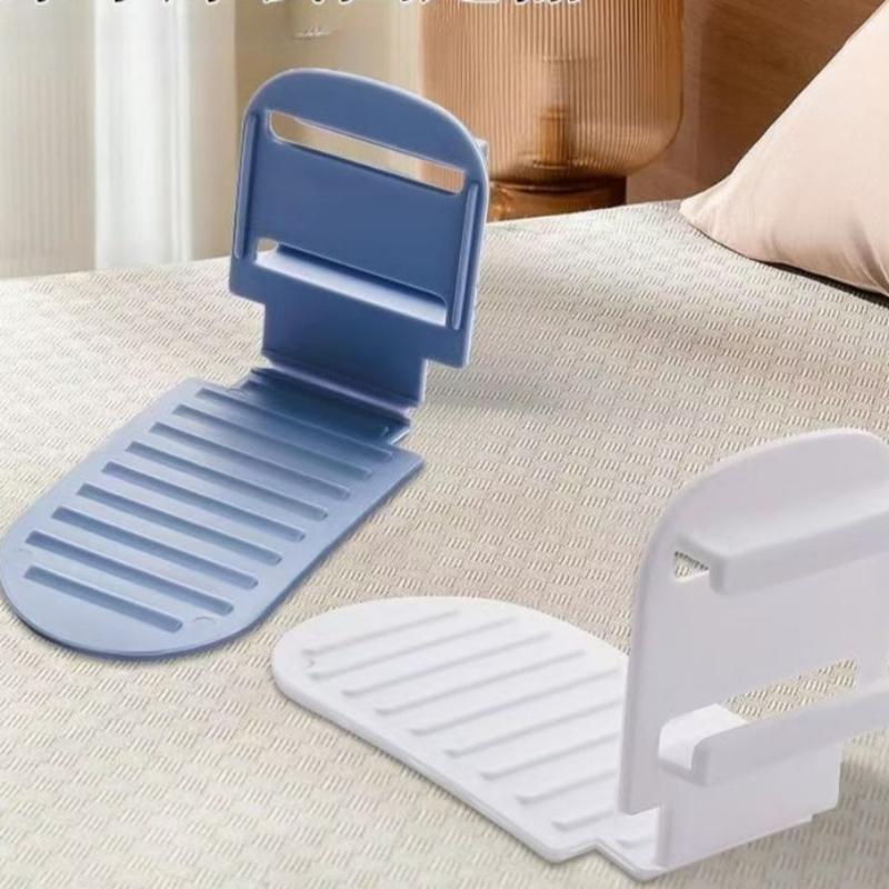 4pcs Bed Sheet & Duvet Cover Holder Clips - No-Drill Bed Sheet Gripper, Heavy-Duty PP/Nylon (Compatible with ABS) Bed Sheet Clips for All Bed Sizes