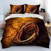 Impressão 3D L-O Senhor dos Anéis H-O Hobbit Confortável Capa de Edredom Fronha Conjunto de Roupa de Cama Decoração de Quarto Infantil Têxtil para Casa