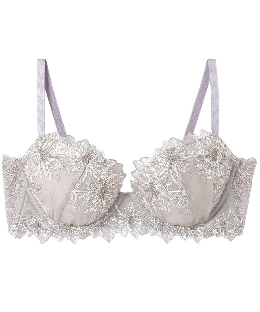bust fits up to G cup Up Large size bra BYJ375 BYJ369 GY B65 [Amphi/Wacoal] Bra, gravity-resistant care, [Day Bra] Women's