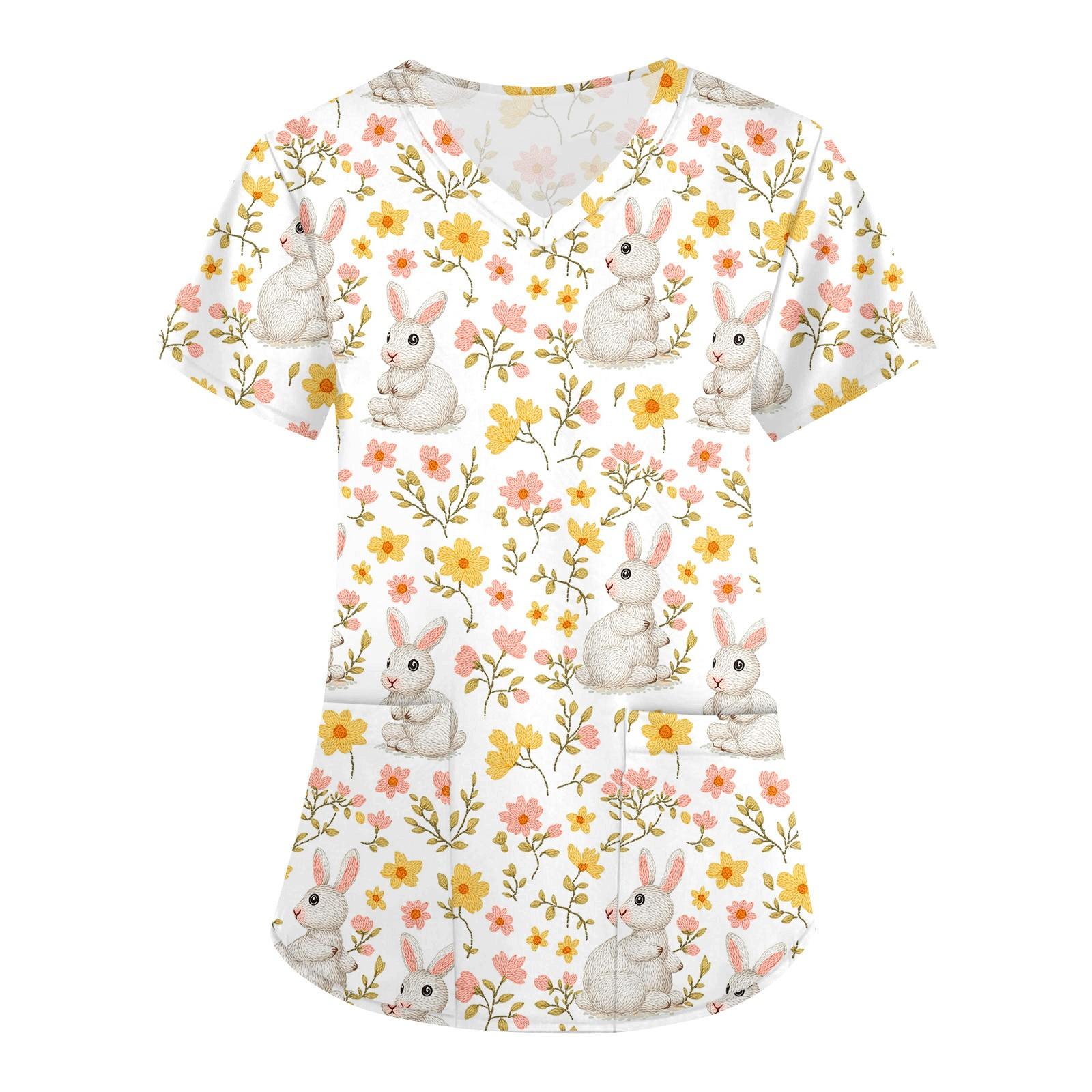 

Женская печатная униформа рабочая униформа с V-образным вырезом и карманами защитная униформа защитная униформа XXXL шафрановый