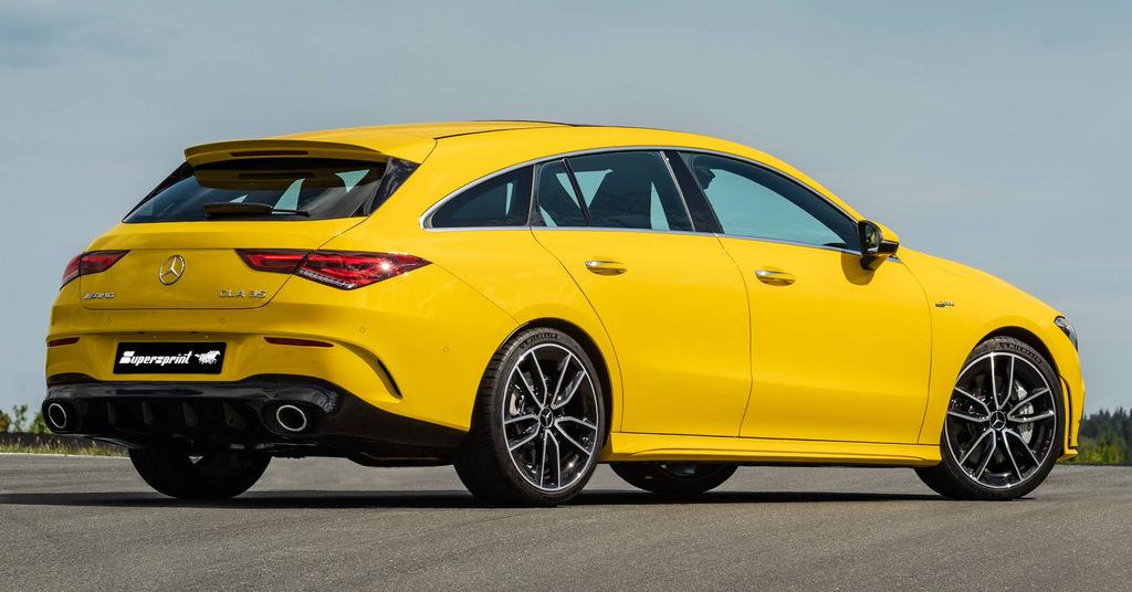 

Задний диффузор с насадками (дизайн CLA35) для Mercedes CLA C118 2019- рр