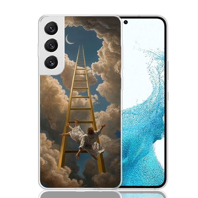 Rene Magritte Art Phone Case For Samsung Galaxy S26 Ultra S23 S24 S25 Edge S20 FE S21 S22 Plus Soft Print Shell Cover Fundas Gal