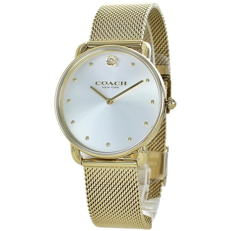

[coach] watch ladies unisex Elliot yellow gold 14504208 [product]