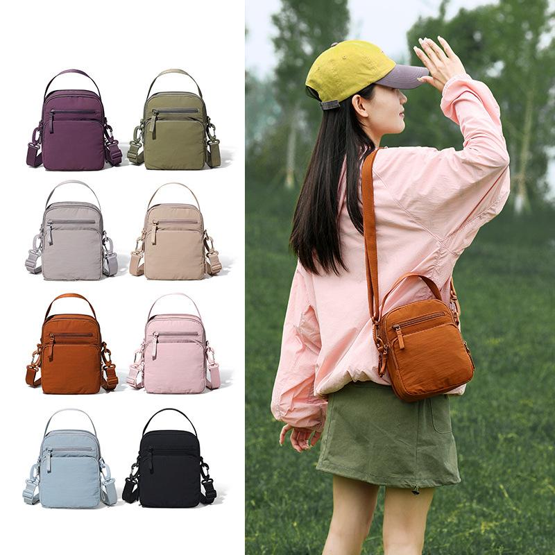 Multi-Layer Mobile Phone Coin Purse Large Capacity Handbag Women's Shoulder Bag