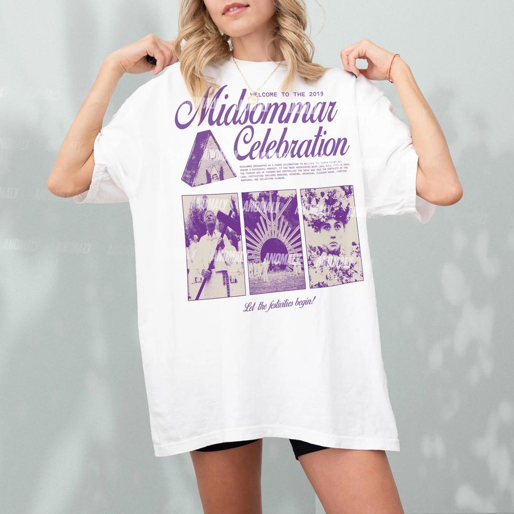 Retro Midsommar Celebration Shirt Vintage Horror Movie Memorabilia Graphic TShirt Midsommar Festival Tee for Unisex and Women