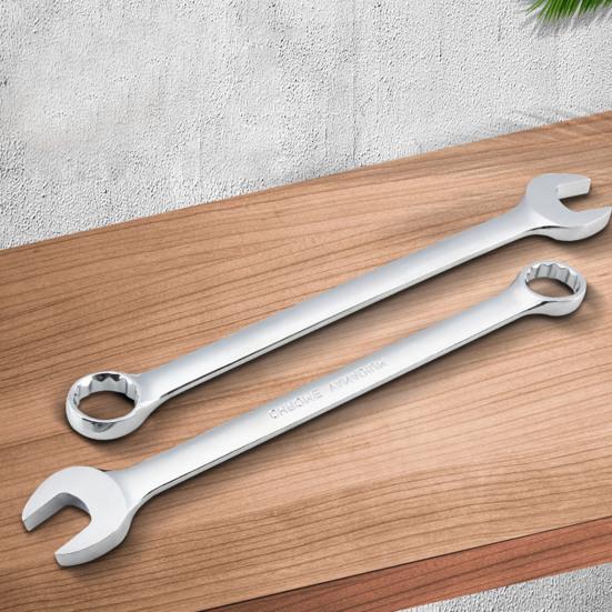 Chave de catraca de cabeça dupla de 6-18 mm, ferramenta de reparo antiferrugem de alta dureza, chave de catraca multiuso