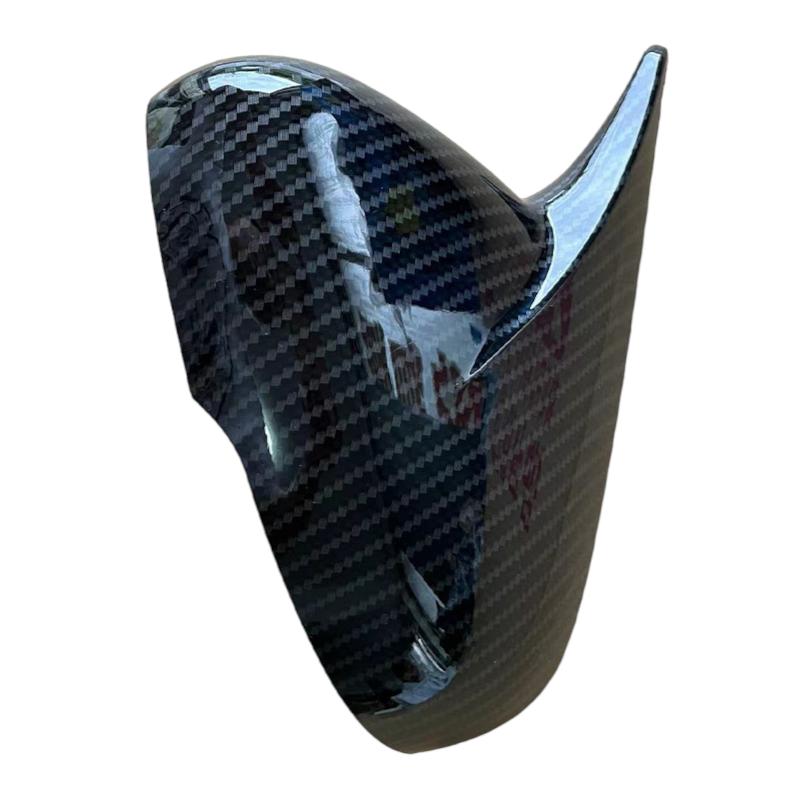 For KIA Stinger 2018-2025 Auto Car Body Side Door Rearview Mirror Cover Sticker Trim ABS Carbon Fiber Style Gloss Black