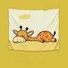 Cute Cartoon Bear Strawberry Hanging Cloth Home Wall Decoration Tapestry Office Living Room Tapestry