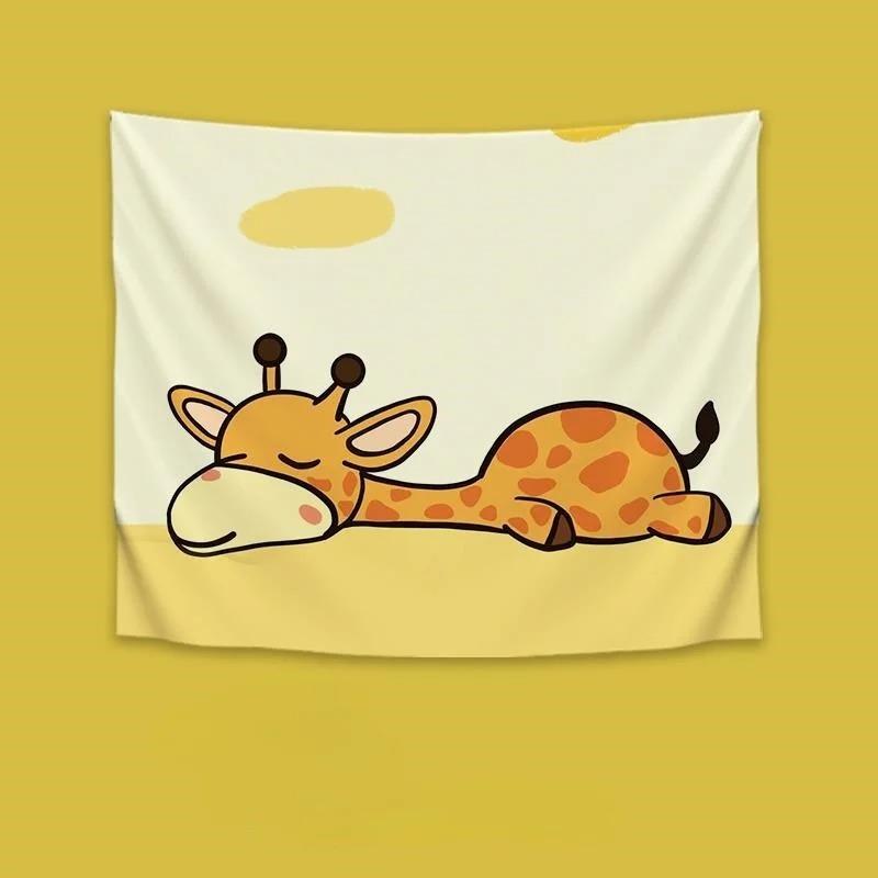 Милый мультяшный медведь клубника подвесная ткань украшение стены дома гобелен офис — фото 6