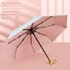 High-Quality Colorful Plastic Folding Umbrella, Compact and Portable, Dual-Purpose for Sun and Rain, Sunshade, Uv Protection, Sun Umbrella for Men