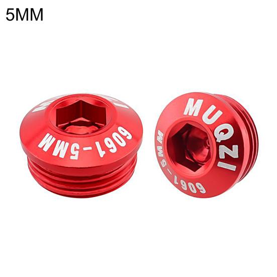 1 Pair MUQZI Bicycle Pedal Covers High Strength Dustproof Aluminum Alloy Bike Axle