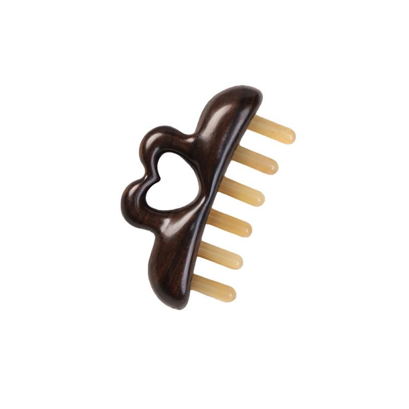 1PCS Wooden Head Body Massager Woods Massagers Comb Scalp Head Oil Massager Scalp Hair Combs Tools Massage Acupoint Nose Scraper