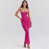 Women's New Lace Tube Top Long Dress Spice Girl Fashion Suspender Holiday Style Dress Women