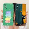 Casing For iPhone XS Max Cover Fashion Cartoon Cute Funny Painted Silicone Phone Case A1921 A2101 A2102 A2104