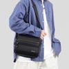 Solid Color Waterproof Shoulder Bag Men's Messenger Bag Large Capacity Crossbody Bag