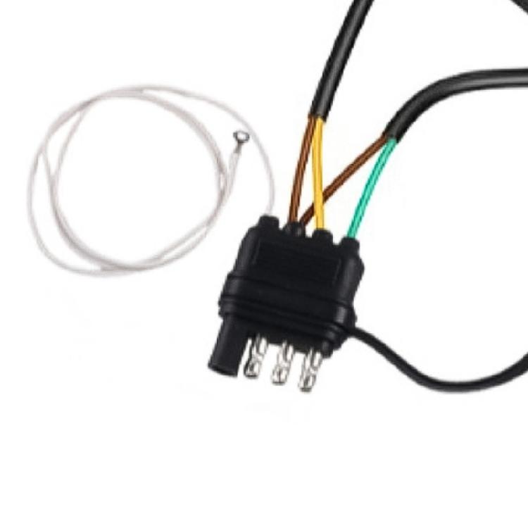 4 Pin 5 Wire Trailer Light Wiring Harness 26Ft Length Color Coded Wires Waterproof Design for Travel Trailer