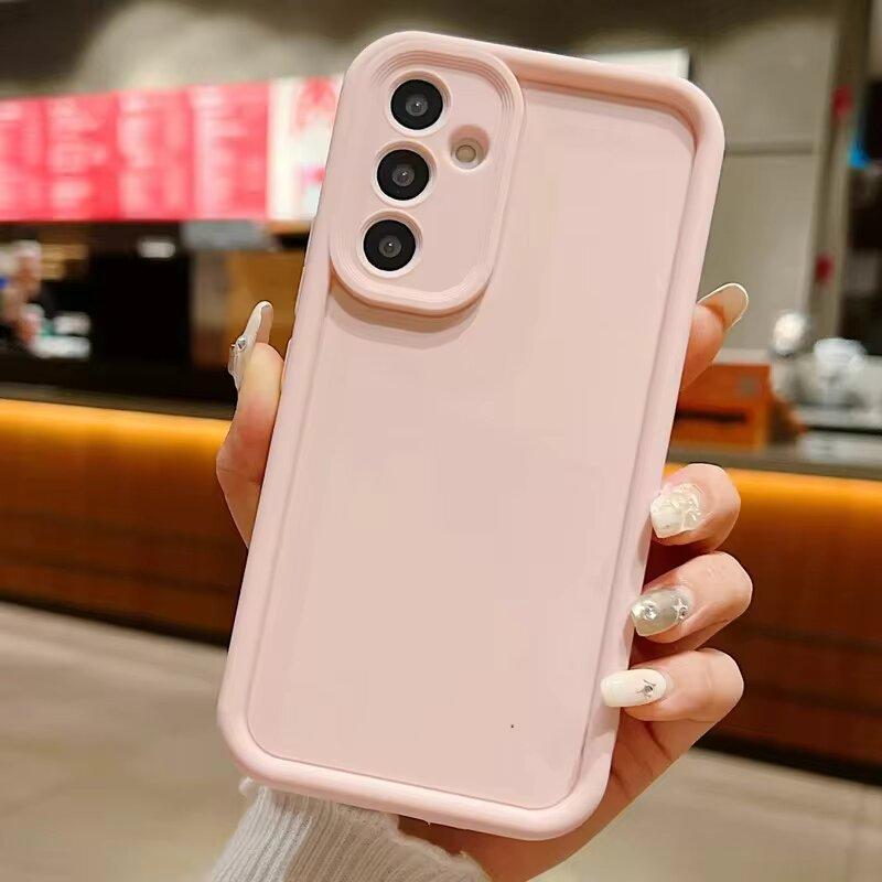 Luxury Shockproof Thicken Silicone Cases For Samsung Galaxy S25 S24 S23 S22 Ultra A34 A54 A53 A52 5G Soft Back Cover Accessories