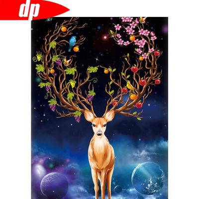 Pittura Diamante Punto Croce Animale Strass Mosaico Cielo Stellato Cervo Ricamo Diamante