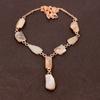 Rough Mother Of Pearl Handmade Copper Jewelry Necklace 18" W6P05