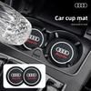 Car Anti-Slip Silicone Coaster Waterproof Water Cup Mat Drink Pad Accessories For Tt A3 A4 A5 A7 A8 A1 Q3 Q5 Q7 S3 S4 S5 S6