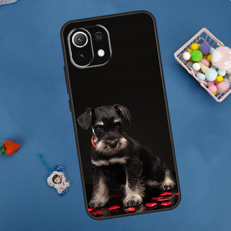 Schnauzer Puppy Dog Case For Xiaomi 14 13 15 Ultra 11T 12T 13T 14T Pro POCO X7 Pro X3 X5 F5 F6 M6 X6 Pro Cover