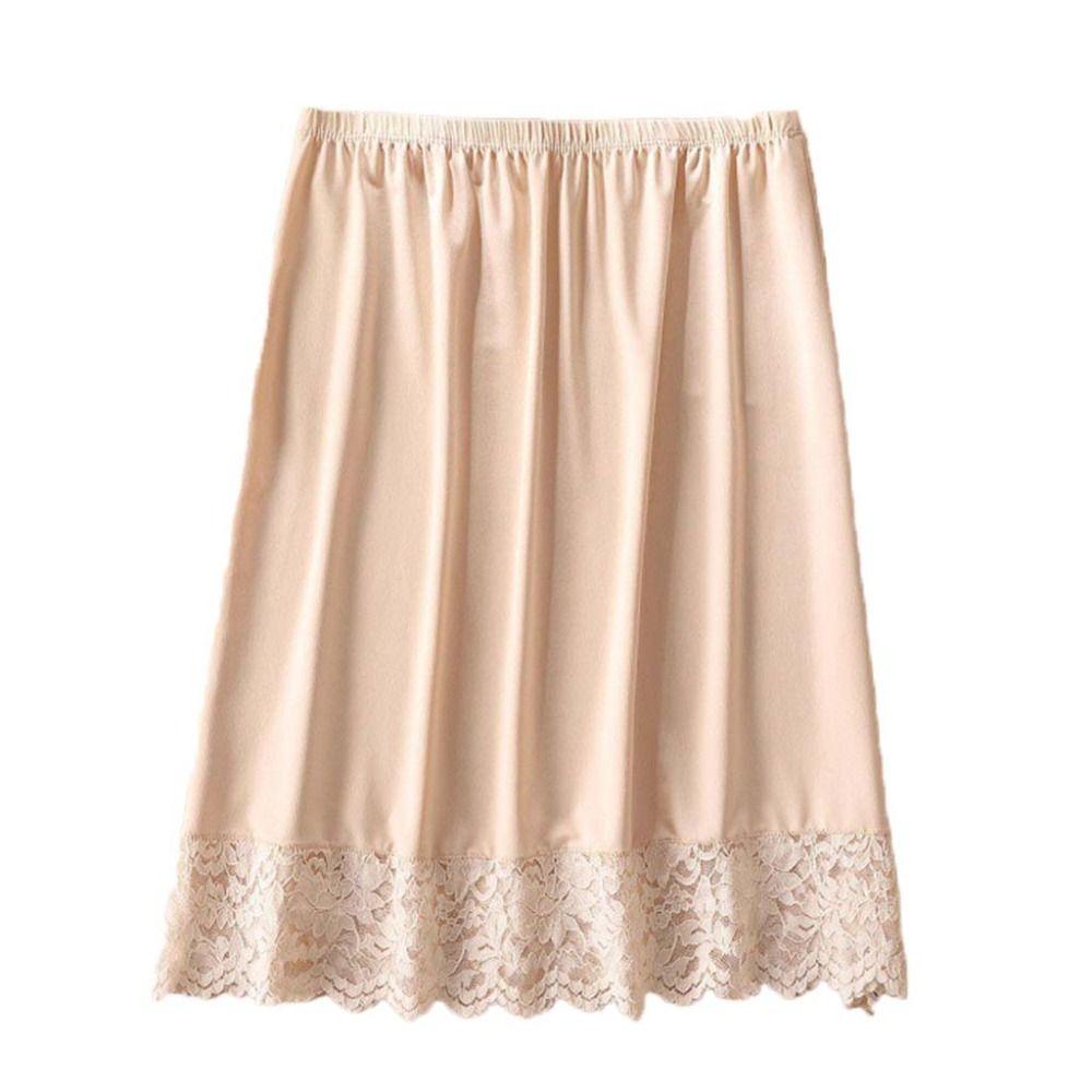 Spitzenblumen-Damenkleid Unterrock Slips Unterwäsche Halber Unterrock Kleid Damen