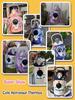 Cute Astronaut Children Insulation Cup 316 Stainless Steel Straw Thermos Water Bottle For School Boys Girl Outdoor Big Belly Cup