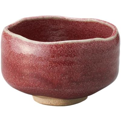Matcha X Red Mino Made In Japan Ale-net Bowl, 11.2 H7.2cm, Cinnabar, Ware,