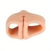2pcs Double-hole Flip-flops Clip Toe Divider Slipper Sandal Clip Foot Pad Hallux Valgus Toe Overlapping Fork Separator