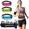 Multifunctional Waterproof Anti-theft Running Waist Bag with Bottle Holder for Sports & Cycling