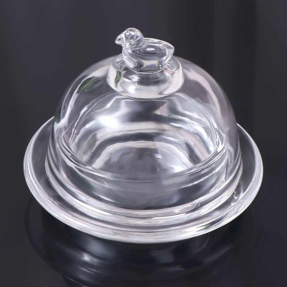 Exquisite Storage Tray Glass Dessert Plate Tableware Cake Display Plate Biscuits