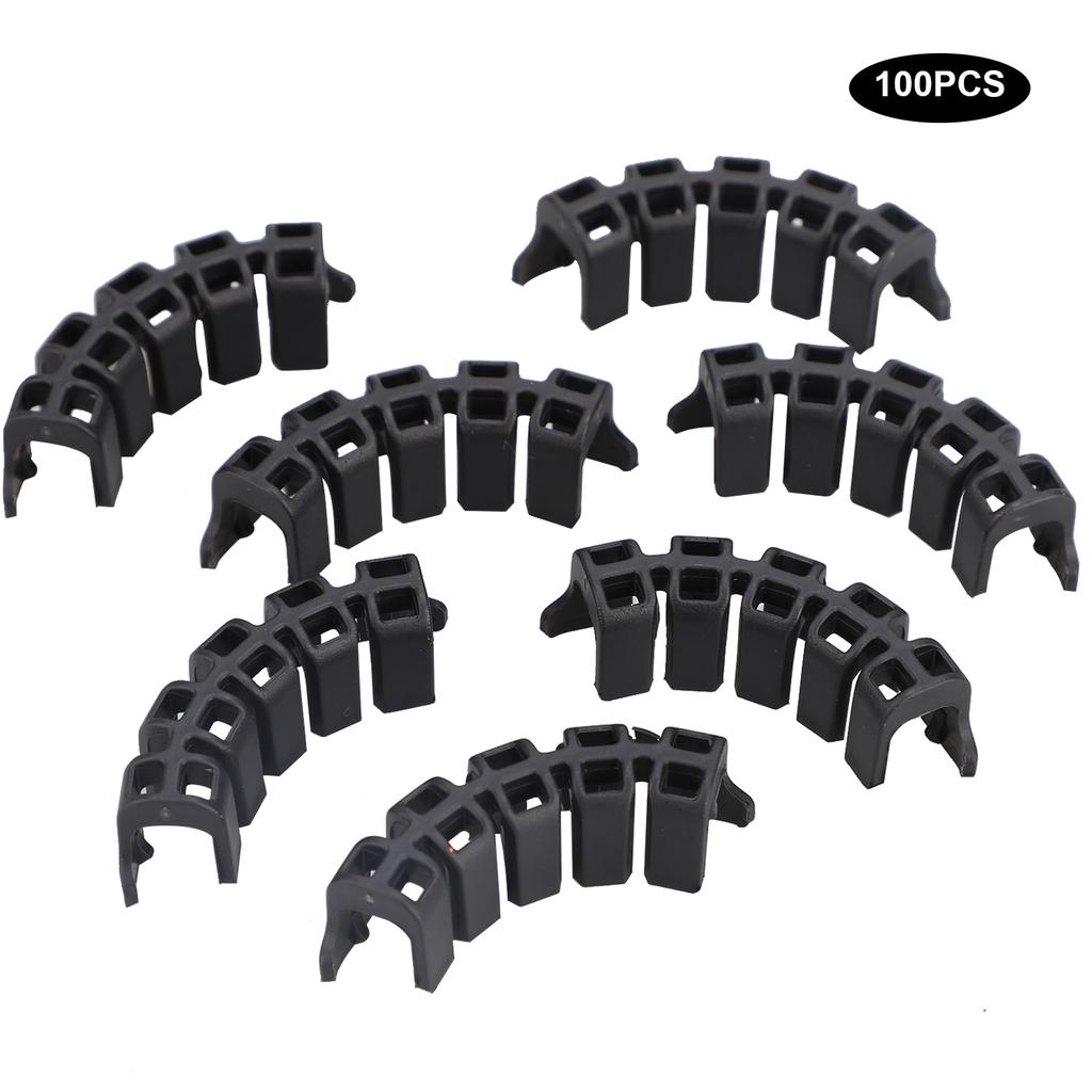 100 Pcs Plant Training Clips Branch Benders Reusable Tomato Fixing Clips for Indoor Garden Cultivation