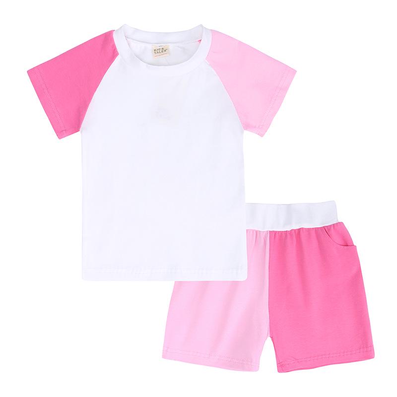 2026 Summer Sports Set for Boys & Girls: Short Sleeve T-shirt and Shorts Two-Piece Set for Toddlers and Children