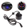 Mini Foggers Maker with 12 LED Lights Indoor Outdoor Fountain Fog Machine