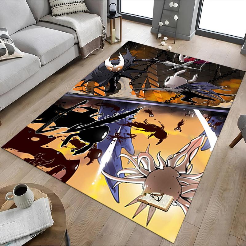 1pc Shadowy Figures Gather Carpet for Playroom Bedroom Living Room Sofa Home Decor,kids Game Area Rug Non-slip Floor Mat Y8263