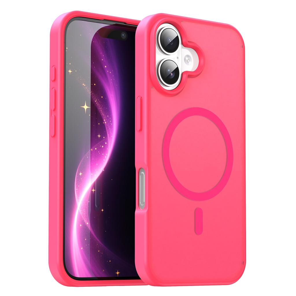 iPhone 16 Magsafe Phone Case,Translucent Matte Shockproof Magnetic Phone Cover for iPhone 16