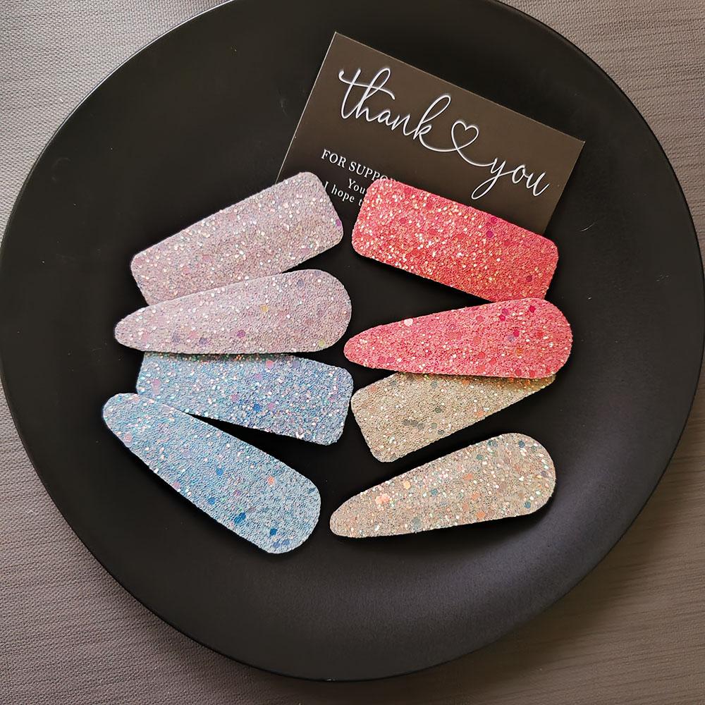 2PC Candy Color Shiny Sweet BB Hairpin No Damaging To Hair Side Clips Simple Hairgrip for Girls Women Korean Hair Accessories