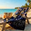 Mbappe Customized Name Beach Towel Quickdry Soft Microfiber Portable For Swimmingbeachcamping Travel Beach Accessoriesgym