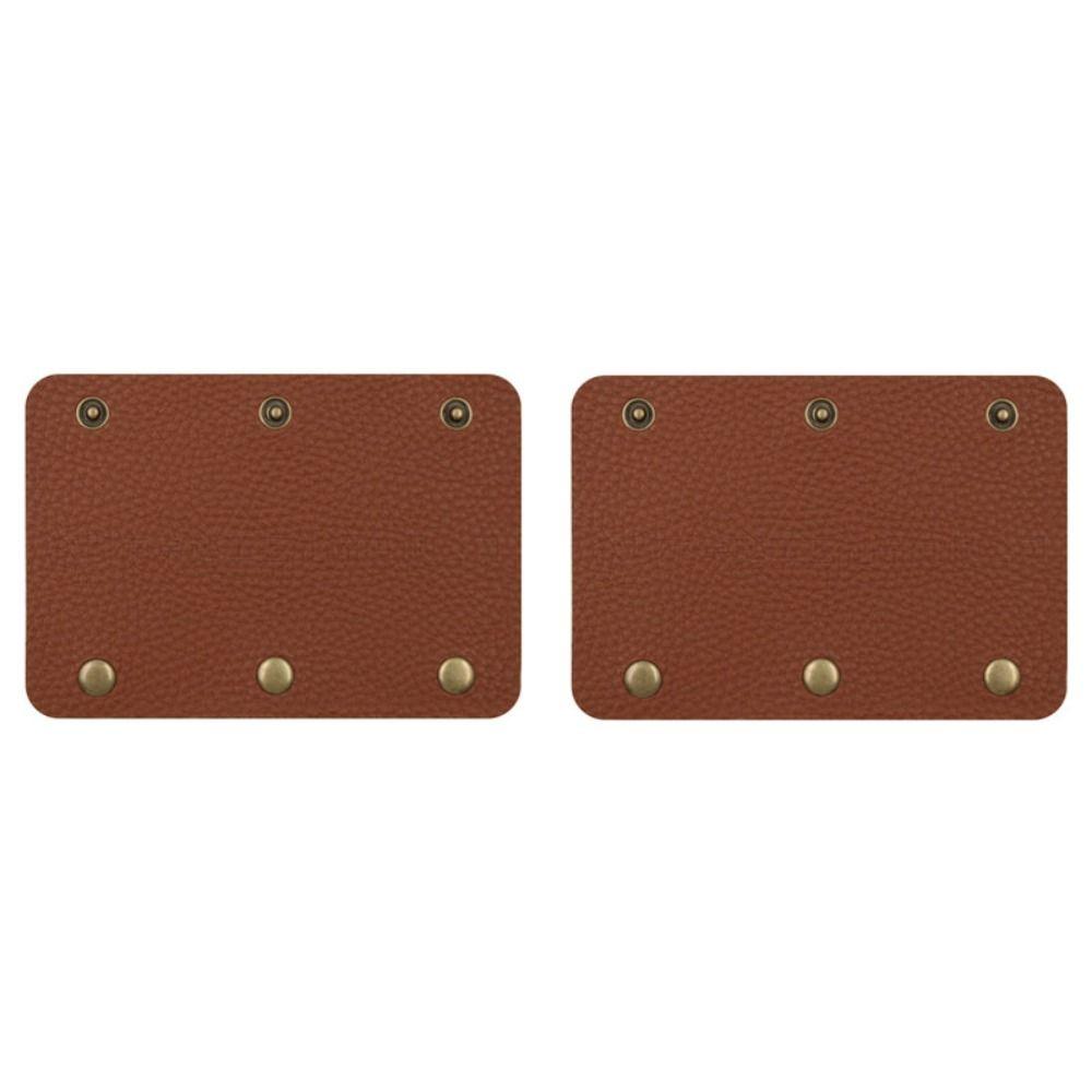 

2PCS Leather Suitcase Grip Soft Shoulder Strap Pad New Grip Cover Bag коричневый