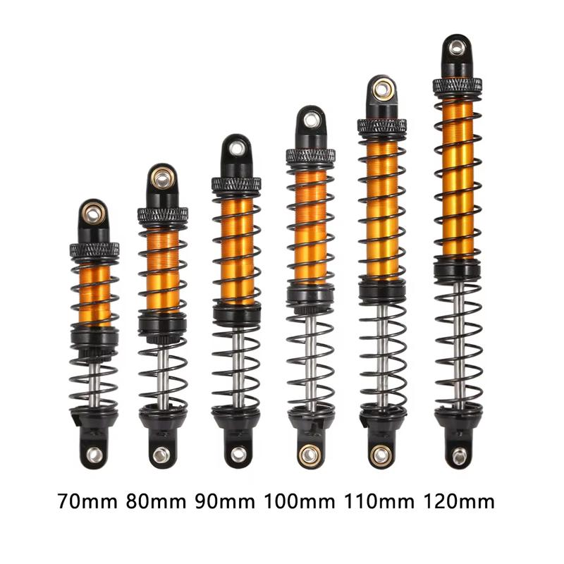 Metal Shock Absorber Oil Damper - 70/80/90/100/110/120mm - for 1/10 RC Crawler Axial SCX10 90046 AXI03007/TRX4/TRX6