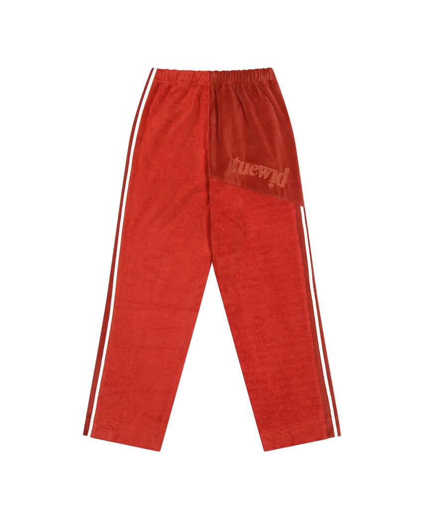 TUEWID Tuewid Retro Sweatpants Straight Fit In Red