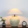Wabi-Sabi Terracotta Table Lamp for Bedroom, Living Room & Hotel Décor - Japanese Retro Style