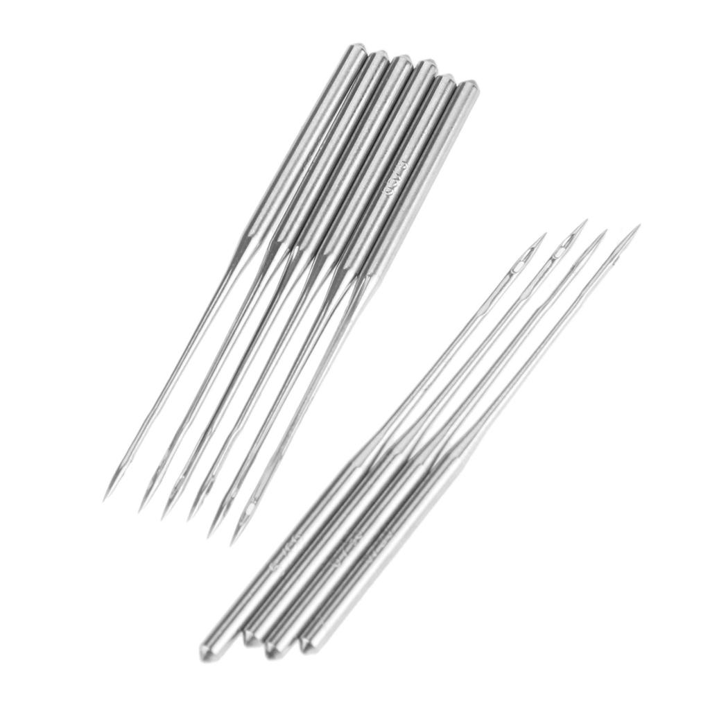 10Pcs DB*1 Industrial Lockstitch Sewing Machine Needles for JUKI DDL-555 Singer Brother All Sizes 7/55,8/60,9/65,10/70,...22/140